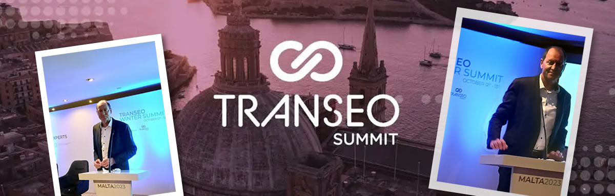 Transeo Summit in Valetta/Malta on 12.-13. October 2023